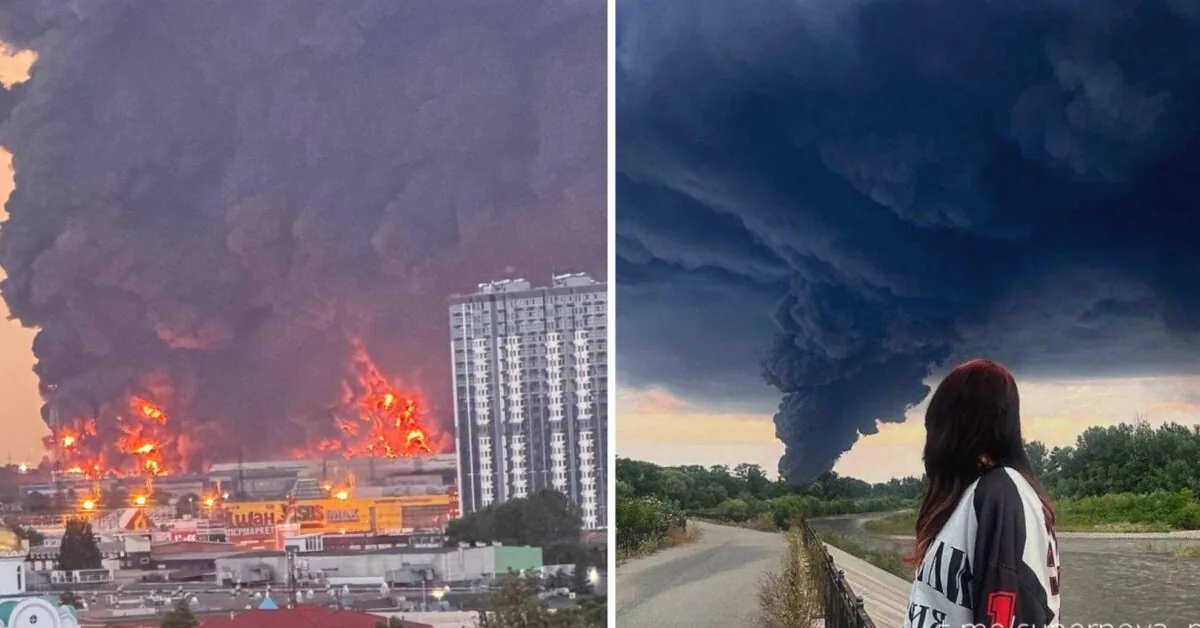 Two more powerful Ukrainian strikes on Wildberries logistics centers: flames visible from afar