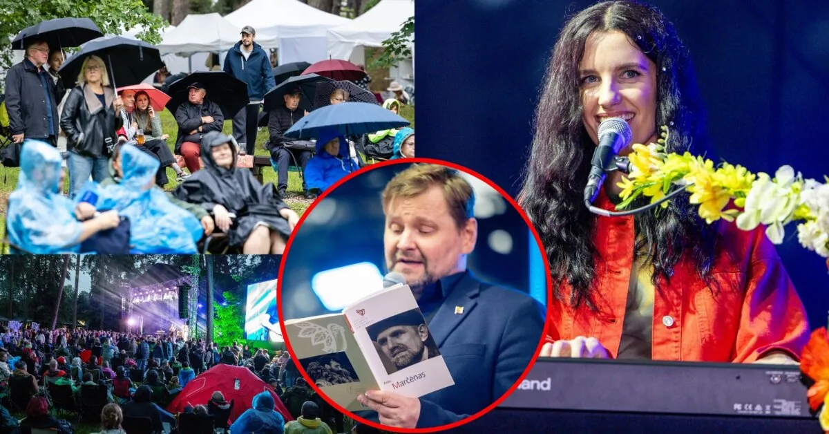 Surrounded by Pines in Kulautuva – a Unique Festival with Famous Faces: Crowds Were Not Scared Even by the Pouring Rain