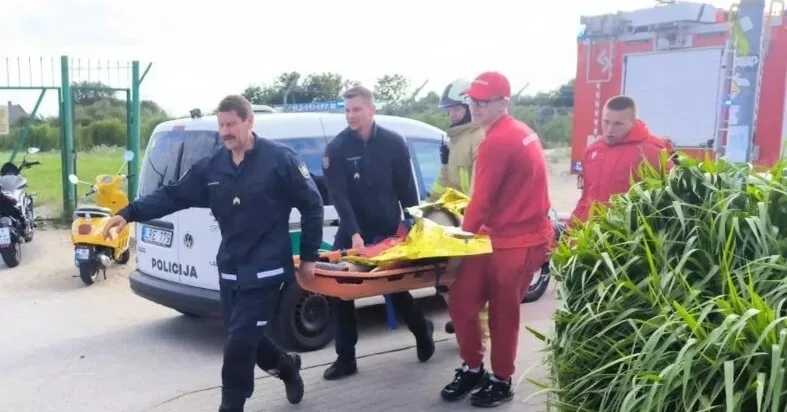 A hair's breadth from a tragic accident: a kitesurfer had to fight for his life at sea