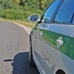 A driver in Klaipėda district who disobeyed the police drove into a ditch