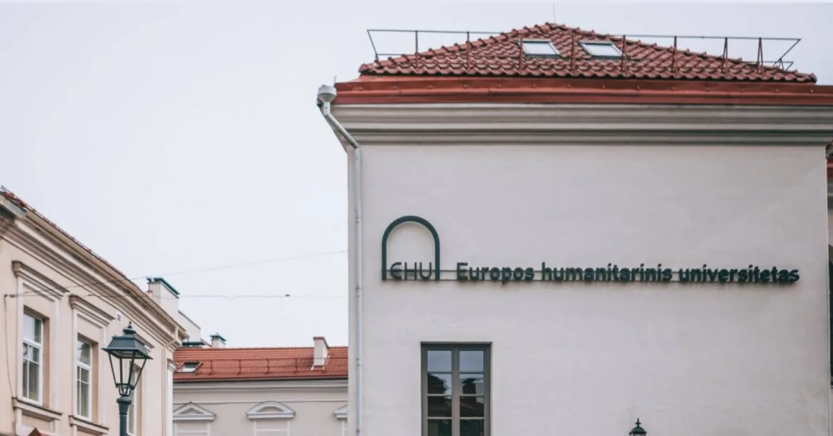 European Humanities University: where knowledge finds refuge in Vilnius
