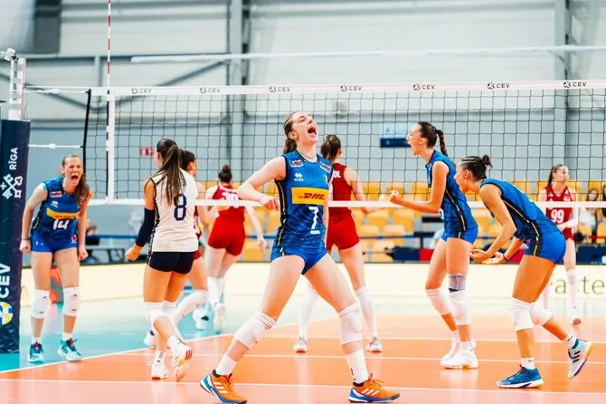 Photo by CEV/Italian volleyball players' triumph