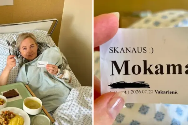 Aušra's experience was shocking: after paying for an overnight stay in the hospital, medical help 'was not included' for her