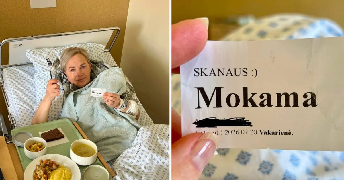 Aušra's experience was shocking: after paying for an overnight stay in the hospital, medical help 'was not included' for her