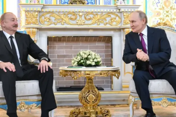 The Kremlin hid that Putin himself called Aliyev