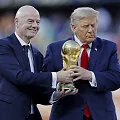 Gianni Infantino and Donald Trump