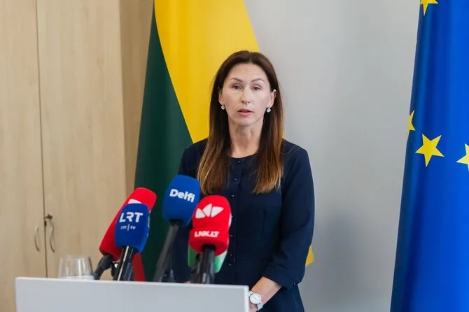 Patricija Adamovič / BNS photo / State Child Rights Protection and Adoption Service press conference