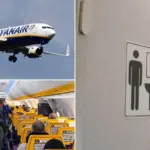 Nightmare on a Ryanair flight: shocking behavior of drunk passengers and suspected sex in the airplane toilet