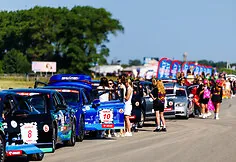 Start of the 'Women's Challenge supported by OlyBet' on the race track