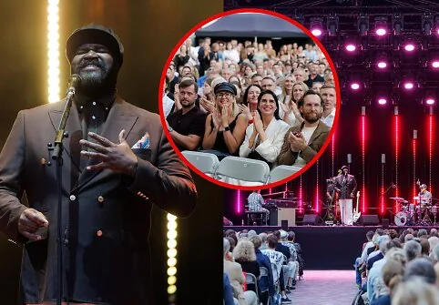 Grammy winner Gregory Porter with his band held a concert in Vilnius