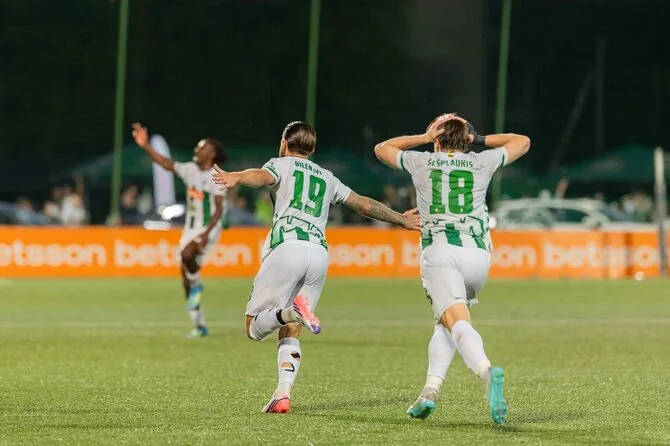 Patricija Adamovič / BNS nuotr./UEFA Konferencijų lygos rungtynės: Vilniaus „Žalgiris“ – Tbilisio „Dinamo“