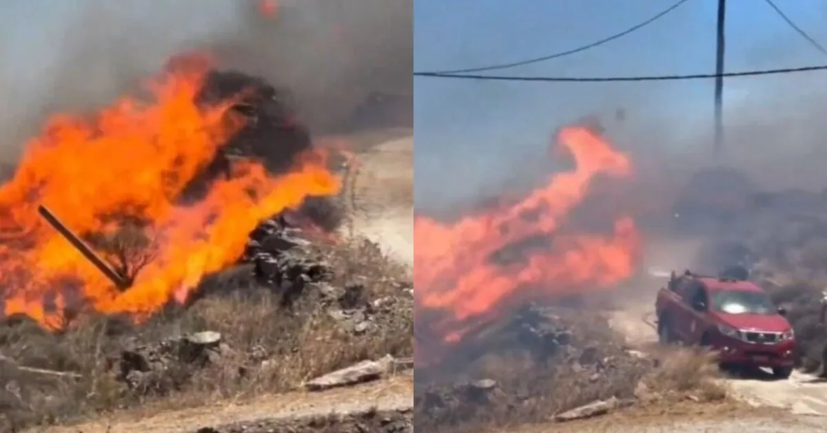 Fires rage in Crete: 8 thousand people evacuated, 3 firefighters killed
