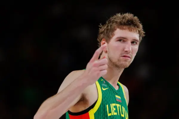Matas Buzelis spoke highly of playing for the Lithuanian national team