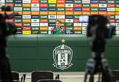 „Žalgirio“ spaudos konferencija prieš UEFA Konferencijų lygos rungtynes tarp „Žalgirio“ ir „Petrovac“