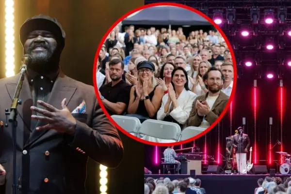In the courtyard of the Palace of the Grand Dukes – beloved Lithuanian Gregory Porter: hundreds flocked to a date with the star