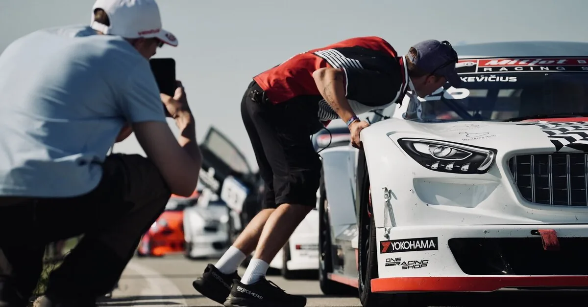 „Mitjet Baltics“ first race at Palanga track: battle until the last lap