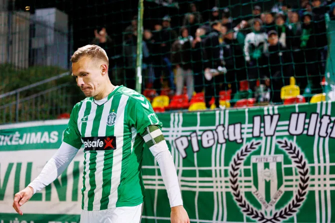 fkzalgiris.lt nuotr./Vilniaus „Žalgirio“ kapitonas Ovidijus Verbickas