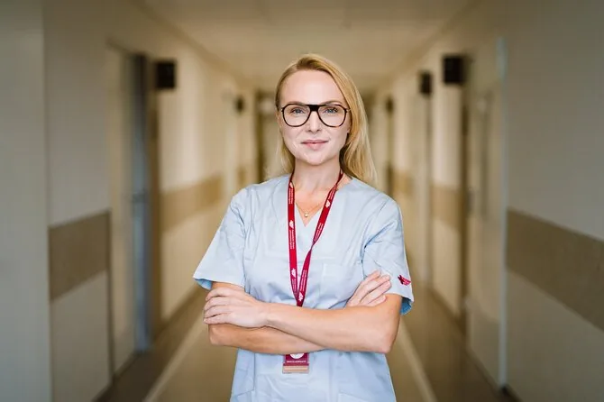 RVUL nuotr./Otorinolaringologė Ernesta Morozaitė