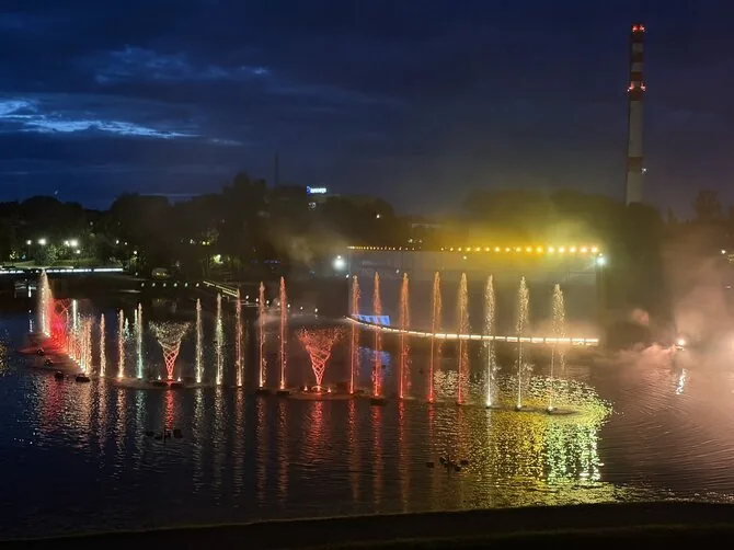 Aurelija Jašinskienė / 15min.lt photo / Dancing fountains show in Klaipėda