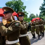 In Rokiškis district, the remains of 15 partisans killed by Soviets and their relatives were buried