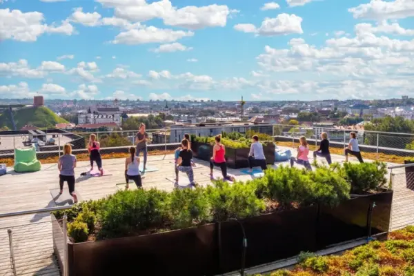 Back pain from sitting work? In Vilnius – free exercise sessions led by physiotherapists