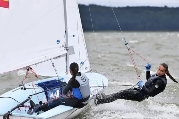 The European Youth Championship for 420 and 470 yacht classes started in Nida