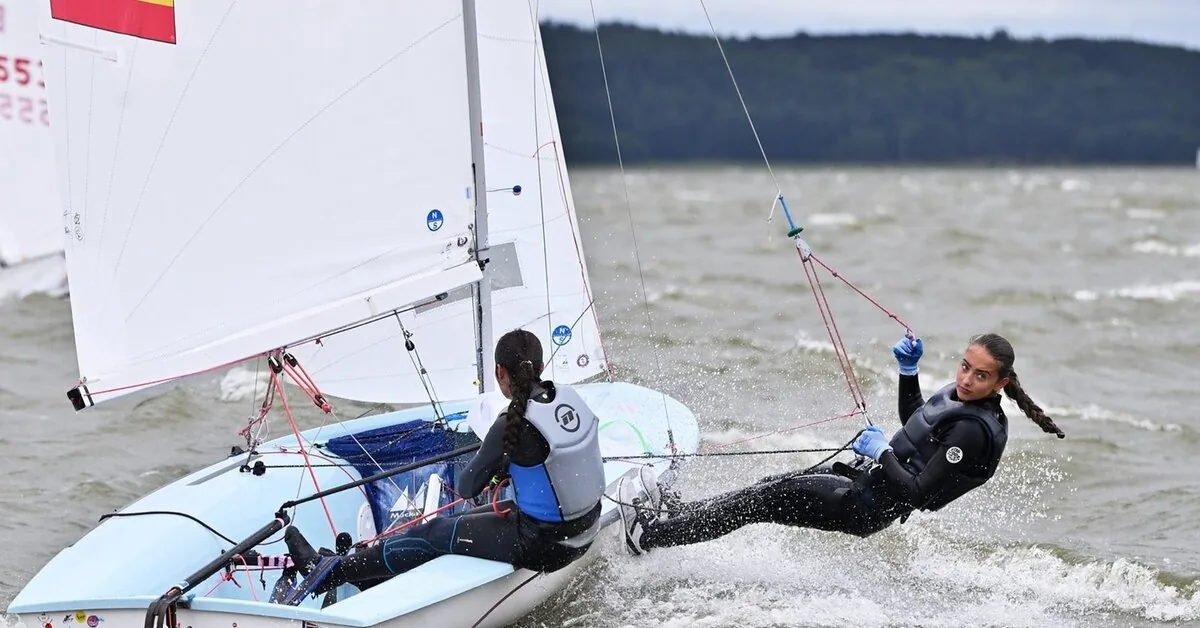 The European Youth Championship for 420 and 470 yacht classes started in Nida
