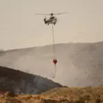 As Spanish firefighters finish fighting the wildfire, hundreds of residents are allowed to return home