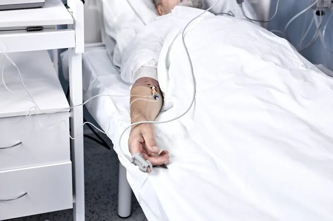 Shutterstock nuotr./Pacientas ligoninėje