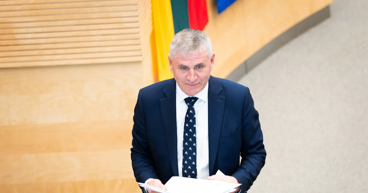Sinkevičius's plan to punish Vilkauskas failed: the committee resisted
