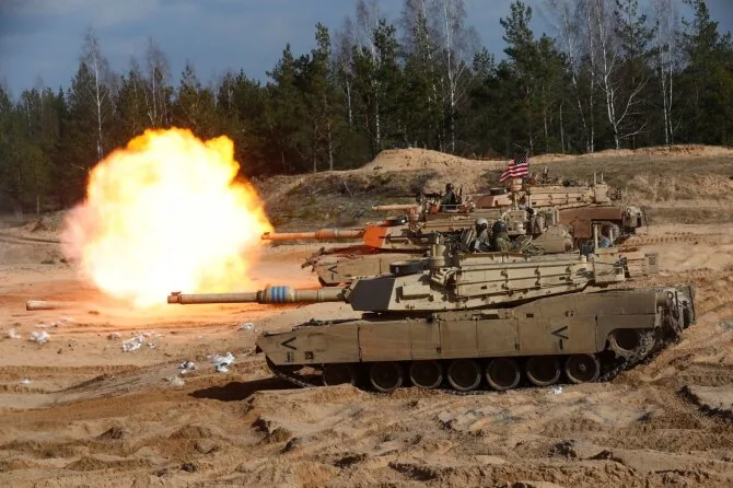 Abrams tank / INTS KALNINS / REUTERS