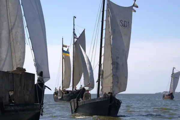 On the Nemunas River – the wooden sailing fleet regatta "Burpilis"