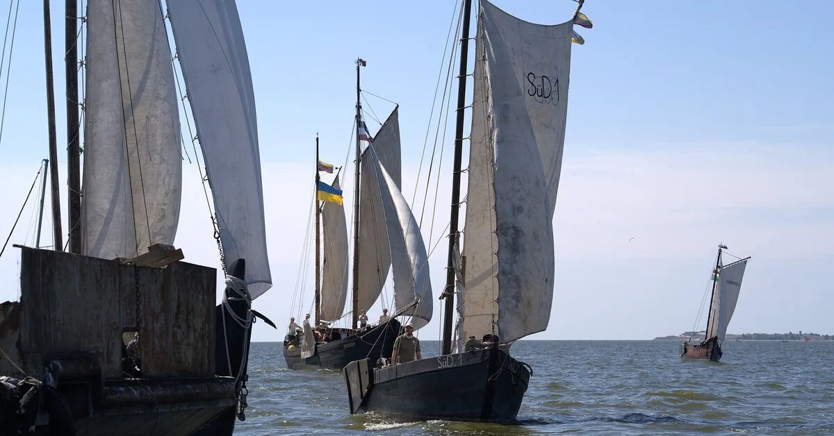 On the Nemunas River – the wooden sailing fleet regatta "Burpilis"