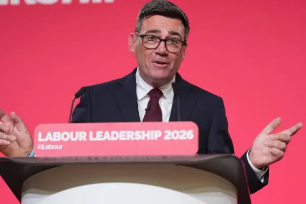 Future UK Prime Minister Andy Burnham promises to restore hope to the people