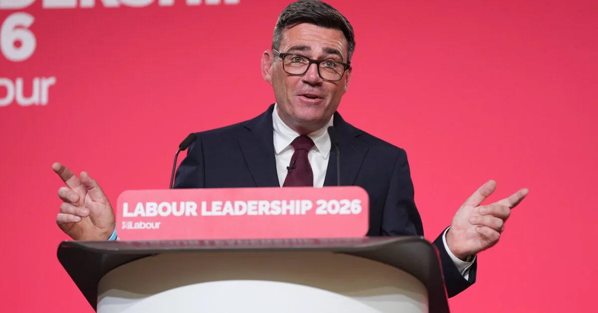 Future UK Prime Minister Andy Burnham promises to restore hope to the people