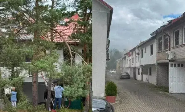 Fire in Neringa: garages converted into living quarters caught fire
