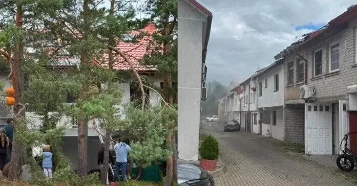 Fire in Neringa: garages converted into living quarters caught fire