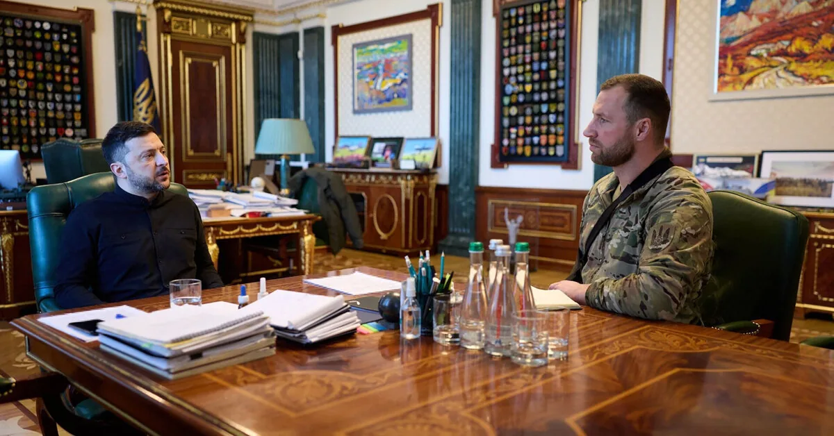 Volodymyras Zelensky appointed an intelligence officer as the acting defense minister