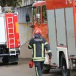 In Mažeikiai district, a farm building caught fire: managed to save the garage, greenhouse, and an antique "Volga"