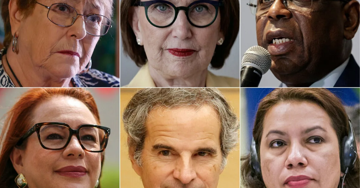 Six candidates for UN chief post: who are vying