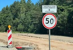 Spūstys prie Palangos dėl kelio remonto