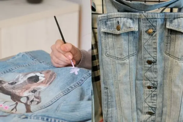 The second life of an old blazer: how a boring garment turned into a stylish and unique handbag