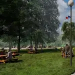 A new space is being created in Vilnius: there will be playgrounds, bike paths, and a beach