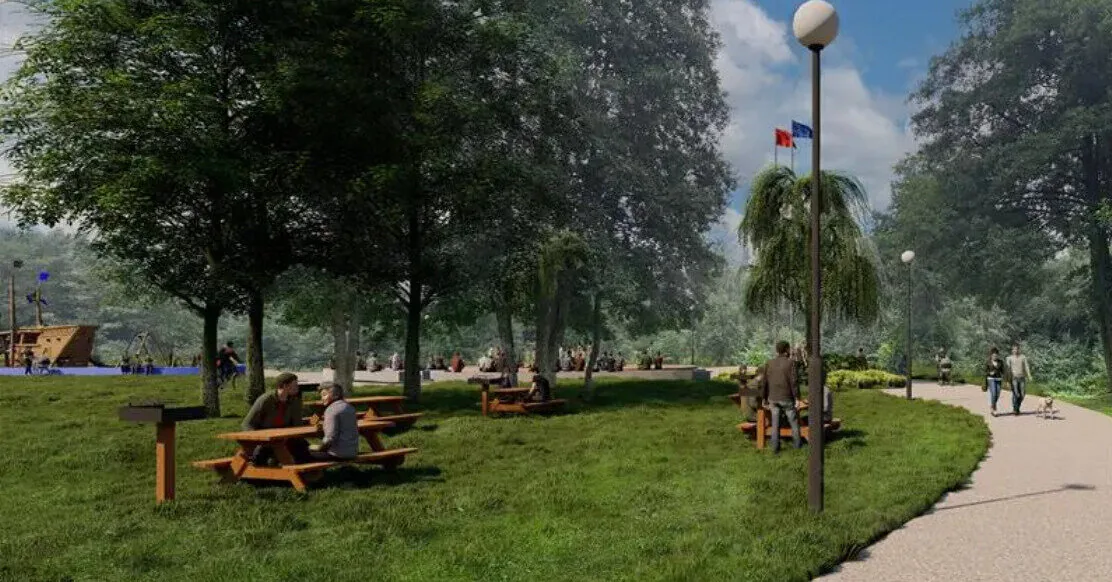 A new space is being created in Vilnius: there will be playgrounds, bike paths, and a beach