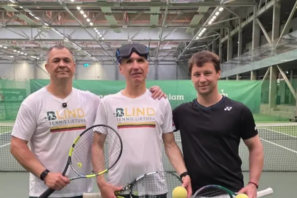 Blind tennis? The World Championship in Vilnius will surprise even professionals
