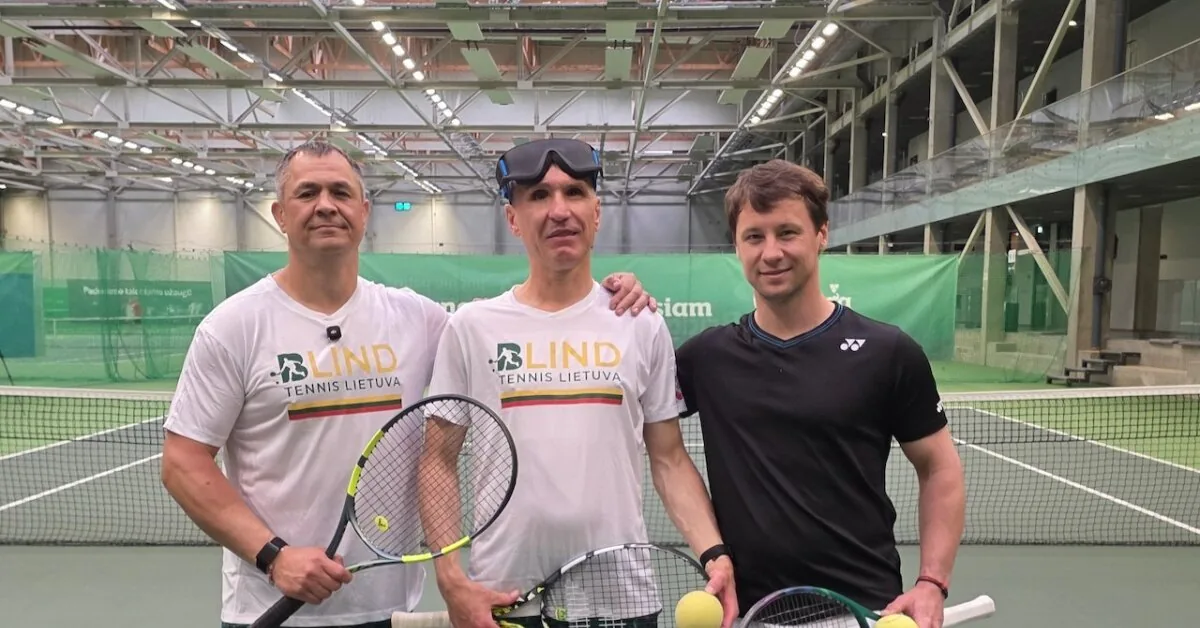 Blind tennis? The World Championship in Vilnius will surprise even professionals