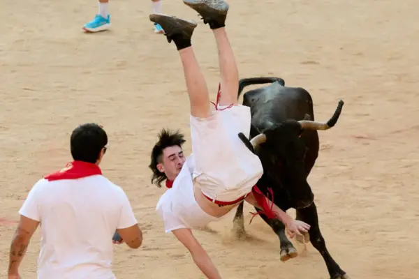 Running with the bulls ended tragically: two Spaniards stabbed