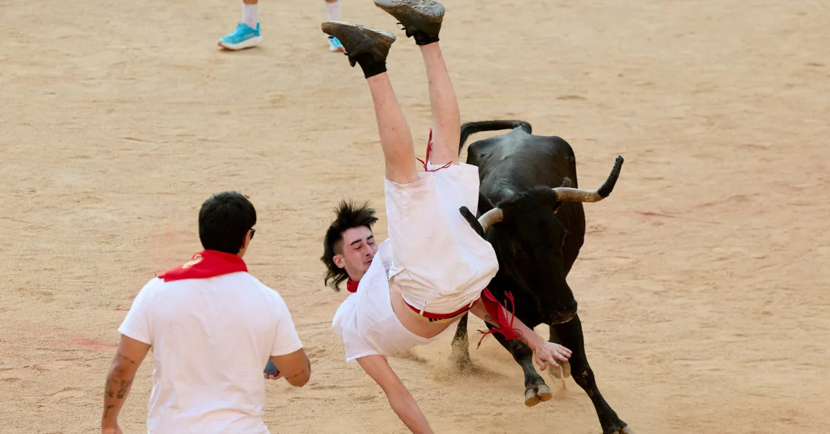 Running with the bulls ended tragically: two Spaniards stabbed