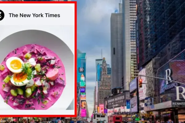 Seeing what "The New York Times" writes about cold beet soup – they were shocked: "I'm calling the police..."