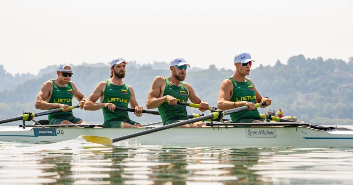 5 Lithuanian crews continue the fight for medals at the European Rowing Championships